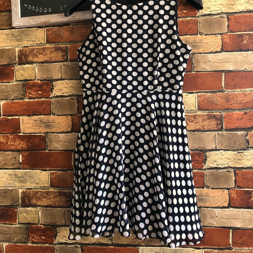 Polka dot skater dress